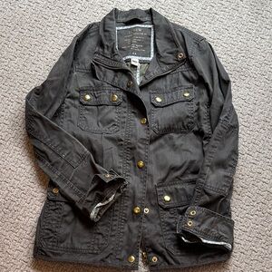 J. Crew Women's Dark Gray Utility Jacket